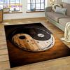 HD Природа Инь Ян 3D Китайский Тай Чи Багуа Ковер для Гостиной Спальни, Нескользящий Декор для Дивана Придверный Коврик Подарок