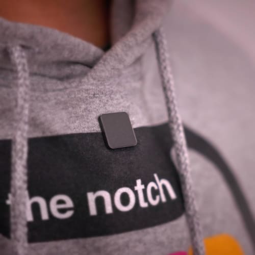 Original Microphone Back Clip Magnets (Pair) for DJI Microphone Transmitters. Attaches To Clothing or Static Surfaces for a More Concealed Microphone