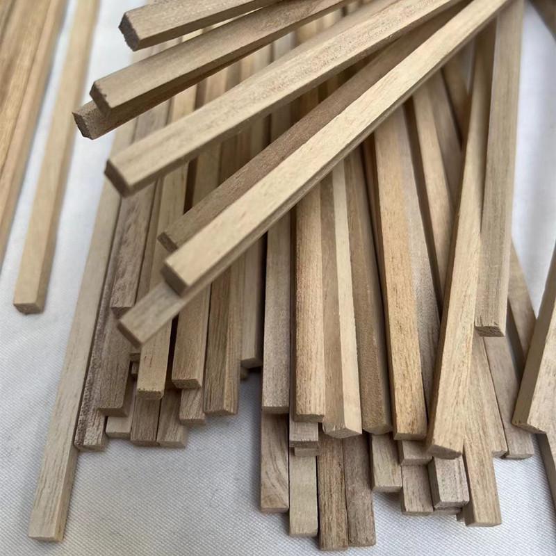 Плоская деревянная рейка из павловнии 1000 мм x 20 мм для DIY и архитектурных моделей