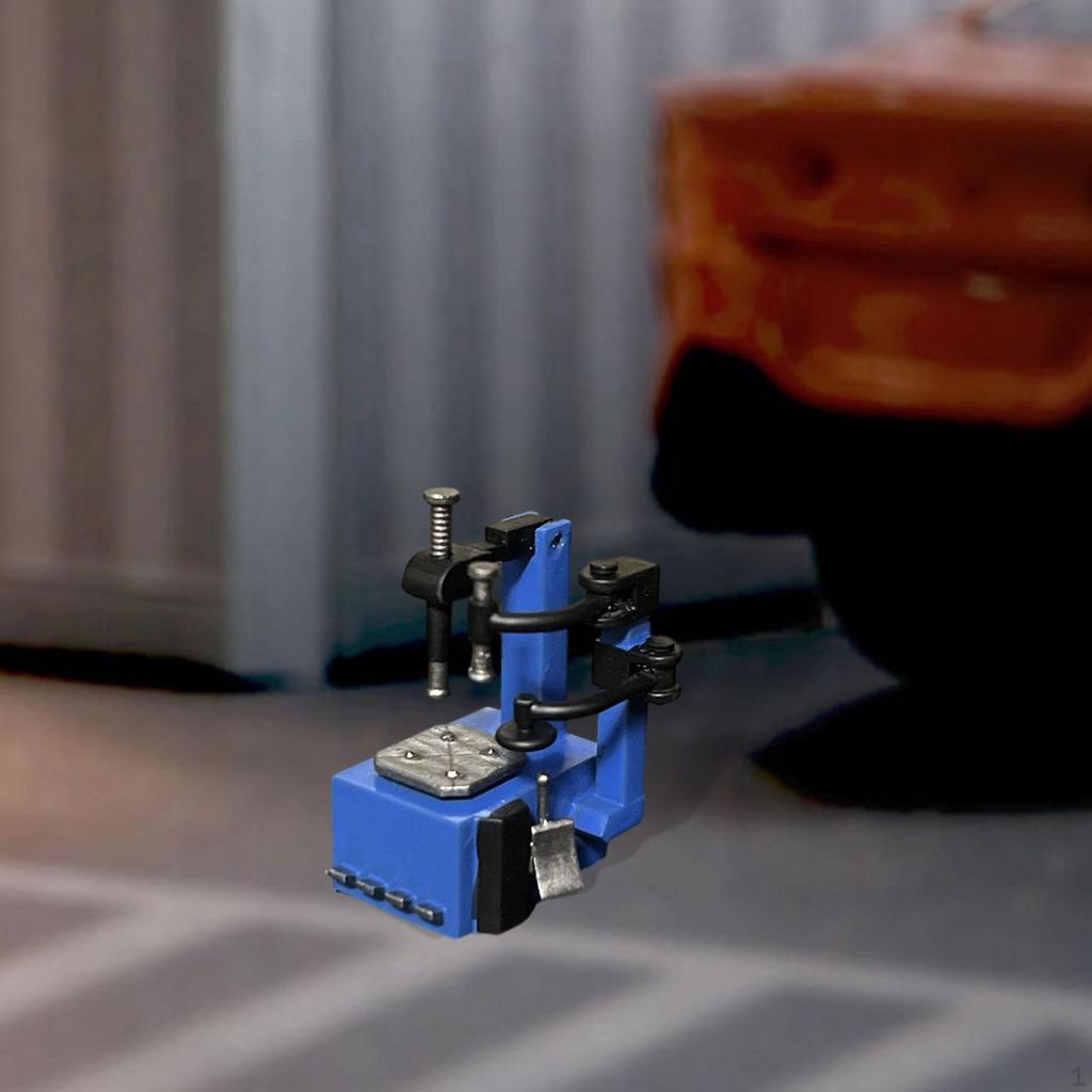 1/64 Модель шиномонтажного станка Симуляция Подвижные Декоративные Мини-транспортные средства Игрушки для Автомастерской Парковка