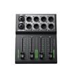 1 In 4 Out Passive Monitor Controller XLR Signal Splitter Audio Interface Connection