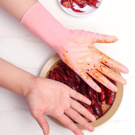 30 шт. Одноразовые перчатки Устойчивые к царапинам Водонепроницаемые Мягкие перчатки для уборки Многоразовые перчатки для мытья посуды