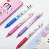 4 шт. Милый мультяшный стираемый гелевый стержень Hello Kitty Кавайный быстросохнущий нейтральный стержень Канцелярские товары для студентов Нейтральный стержень Принадлежности для письма