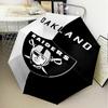Las Vegas Raiders Umbrella Folding umbrella, automatic umbrella 8-Frame for Travel, camping Use Gift for Halloween Christmas