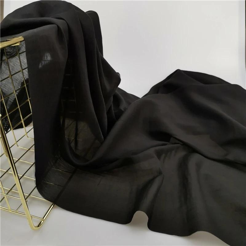 100x150 см шелковый хлопковый материал ткань однотонная для нижней подкладки юбки одежда ткань одежда DIY швейная оптовая продажа