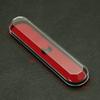 1Pcs Metal Rectangle Horses mouth Tin Box fountain Pen Box Case Stationery Organizer School Office Use Transparent
