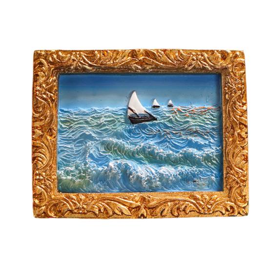 1/3/6 шт. Всемирно известная картина Магнит на холодильник Дом Офис Кухня Шкафчик Холодильник Смола 3D Живопись маслом Искусство Магнитное украшение Орнамент