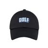 LOLONG GOLF NEEDLEPOINT HAT - BLACK
