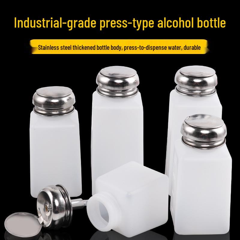 Press-Type Anti-Static Plastic Alcohol Bottle: 100ml, 200ml, 250ml for Board Washing