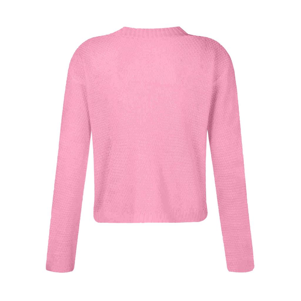 Women's Casual Short  Cardigan V-Neck  Knit Front Cardigan Botton Down Sweater Tops