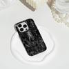 Темный готический дизайн Чехол для телефона Пленочная оболочка Для iPhone 16e 16 15 14 13 12 11 Pro Max Plus XS