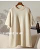 Autumn/Winter Women's 30% Cashmere Loose Knit Five-Sleeve Top