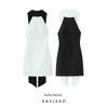 Kaslead New Arrival Women's Clothing Fashion Style Fashion Slim-Fitting Patchwork Short Halter Dress 3067339