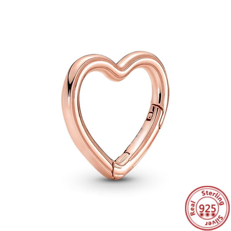 Кольцо Me из стерлингового серебра 925 пробы с круглым разъемом, двойной браслет, подходит для оригинального браслета-цепочки Me Link, ювелирные изделия