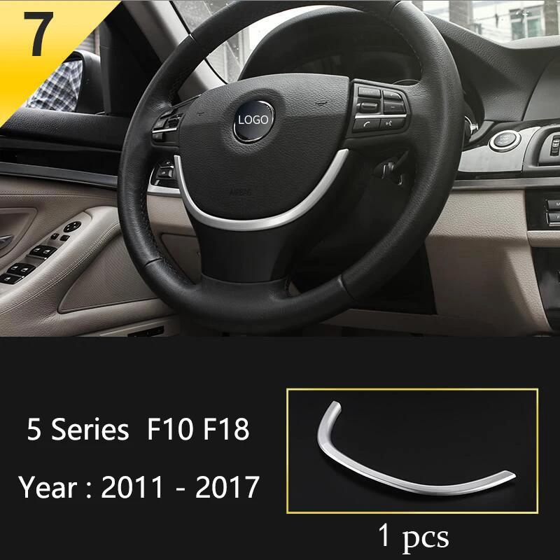 Matte Car Interior Audio Speaker Car Door Loudspeaker Trim Cover Sticker Accessories For BMW 5 Series F10 F11 F18 Car Styling