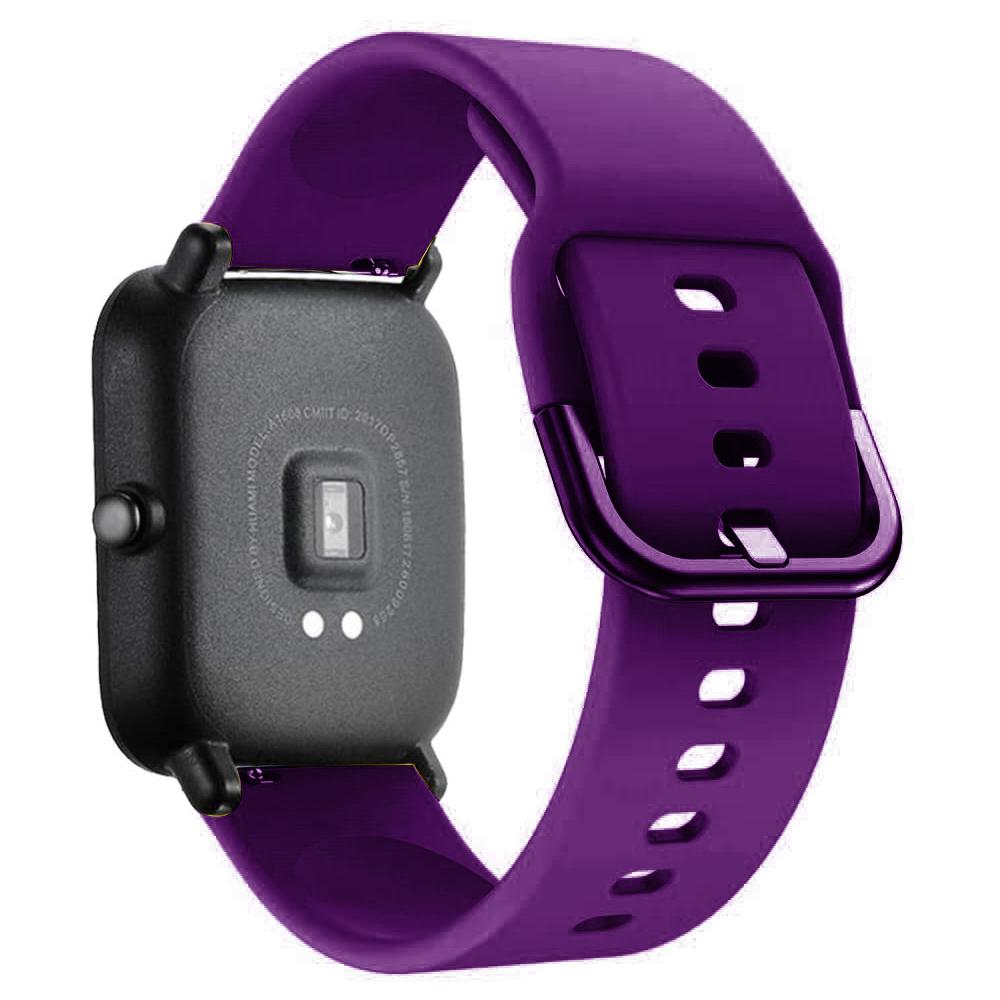 Силиконовый ремешок 20 мм/22 мм Для Amazfit GTS/2/2e/4/3/GTS2 Mini/GTR 4/47 мм/GTR2/2e/stratos 2 Браслет для часов Amazfit bip 6 5 3 ремешки