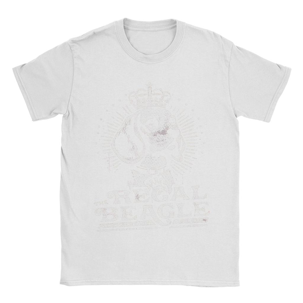 Leisure The Regal Beagle TShirt for Men Round Neck Pure Cotton T Shirt Short Sleeve Tees Printed Tops