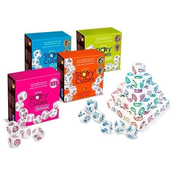Jeu De Société - ASMODEE - Rory's Story Cubes Primal - Cube 6 Faces - Mixte - 6 Ans Et Plus