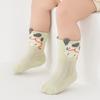 1PCS Thin Mesh Cotton Baby Socks Cute Cartoon Animal Flat Seam No Bone Breathable Mid Socks A-Class Safe Toddler Socks 0-8 Years Old