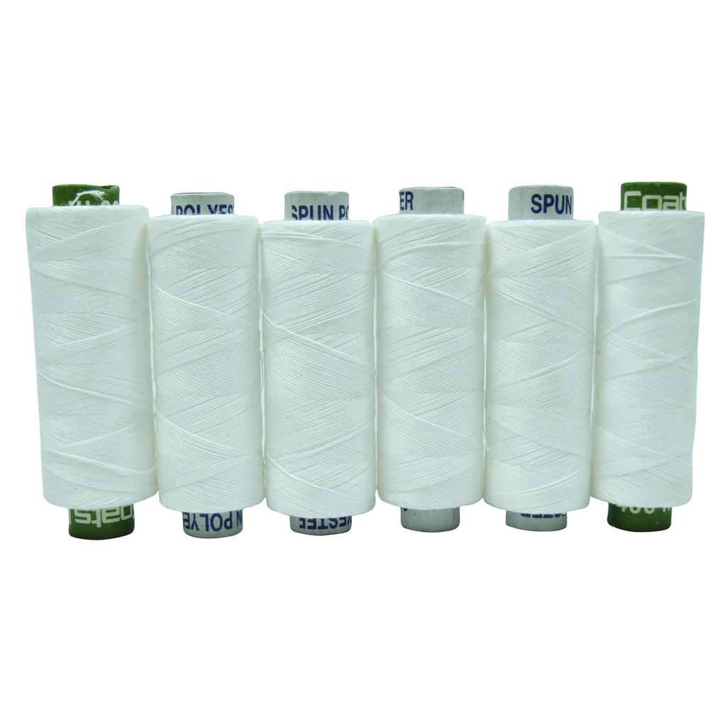 Набор из 10 предметов, хлопковая катушка с черной нитью, принадлежности для квилтинга, шитья