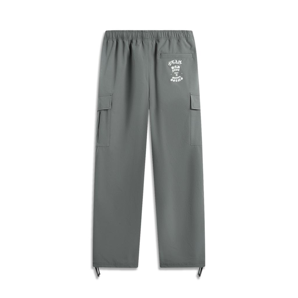 Li Ning Anti-Five Series удобные стильные свободные прямые брюки-карго модные классические винтажные универсальные уличные модные повседневные брюки AKXV289-1
