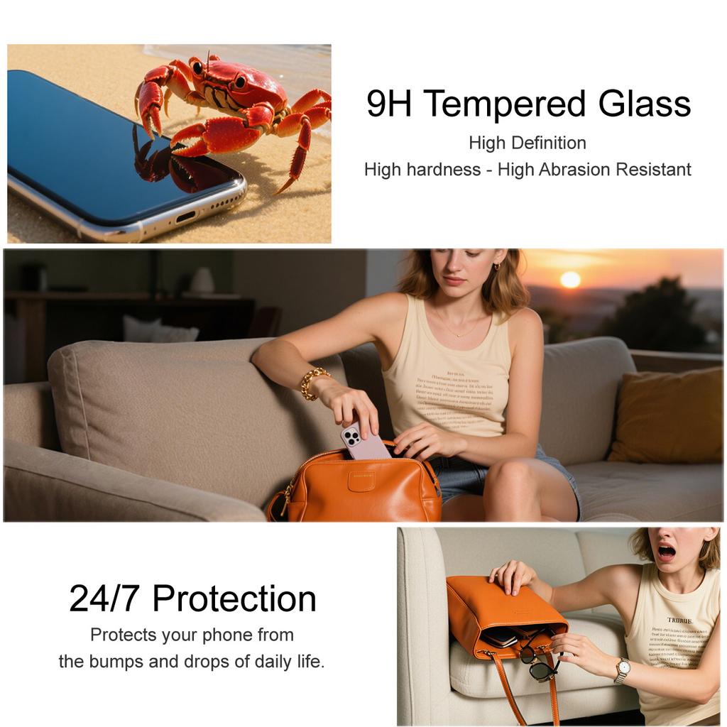 IMAK H Series For Oppo Reno14 Pro 5G (Global) Screen Protector Tempered Glass HD Clear Film (Fingerprint Unlock)