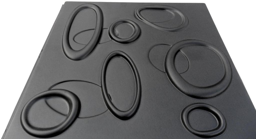 3D Wall Panel Mold for Gypsum, Plaster or Concrete Tile for Decorative Wall Panels 'Space'