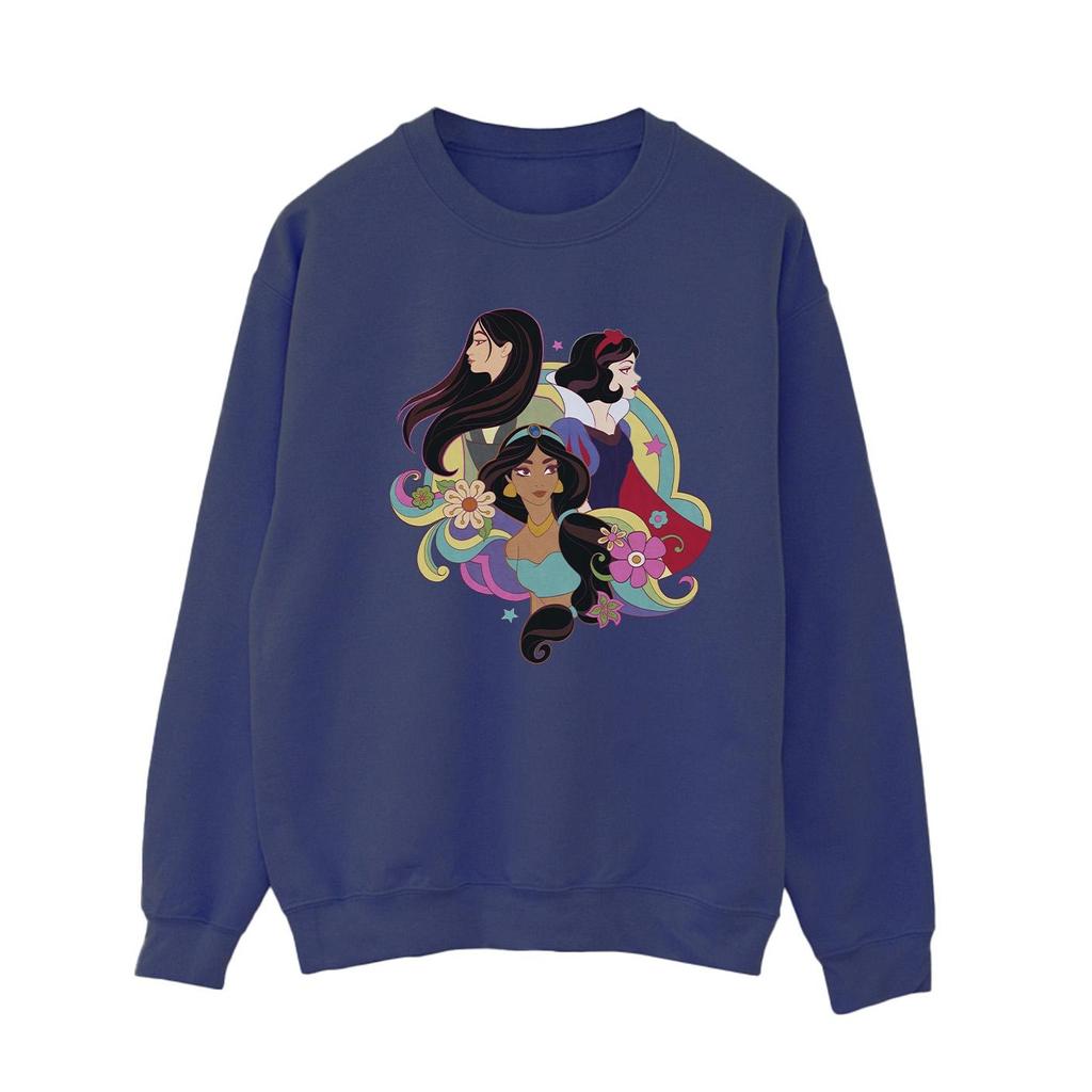 Disney Womens/Ladies Princess Mulan Jasmine Snow White Sweatshirt