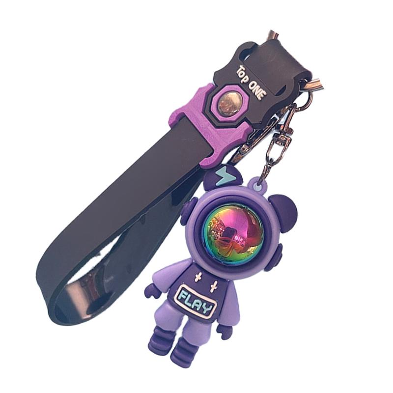 Keychain Compact Cute Cartoon Bear Keychain Keyring Pendant Decoration Car Schoolbag Charm