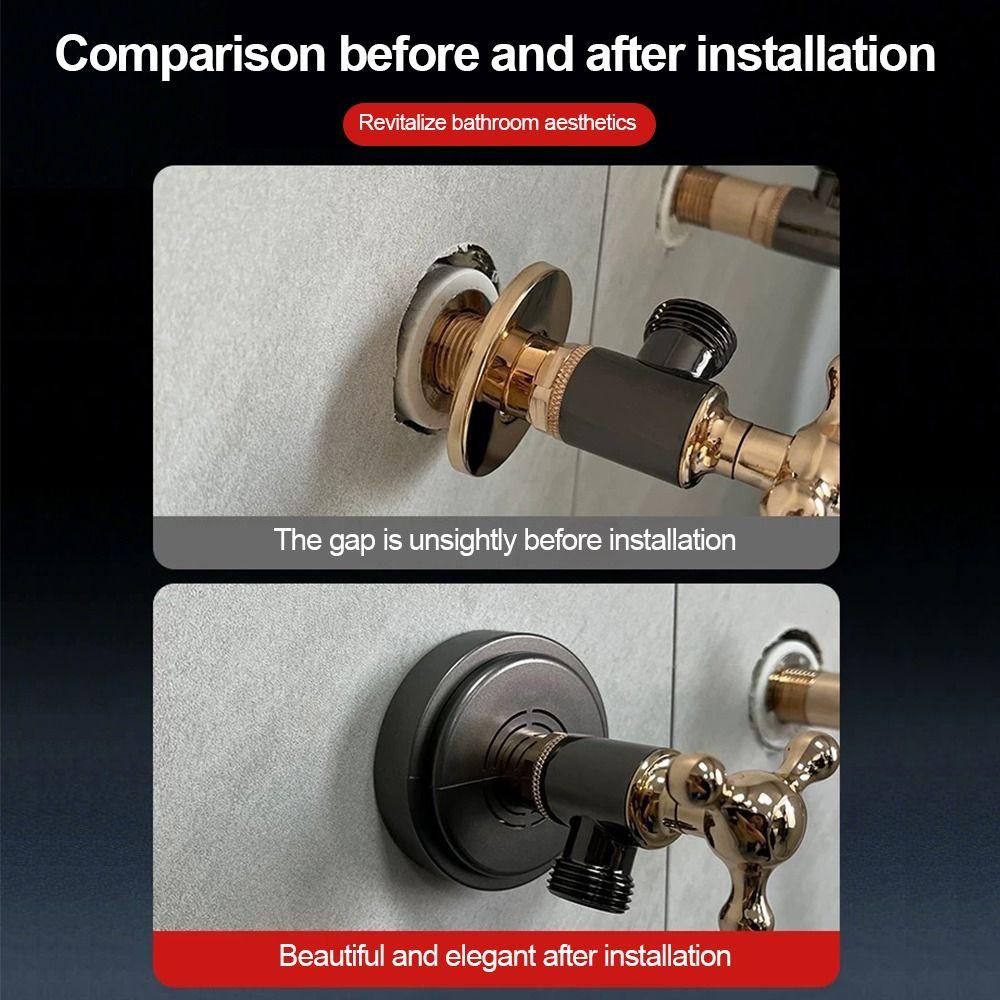 Non Removable Shower Faucet Cover Adjustable Faucet Accessories Faucet Decorative Cover Shower
