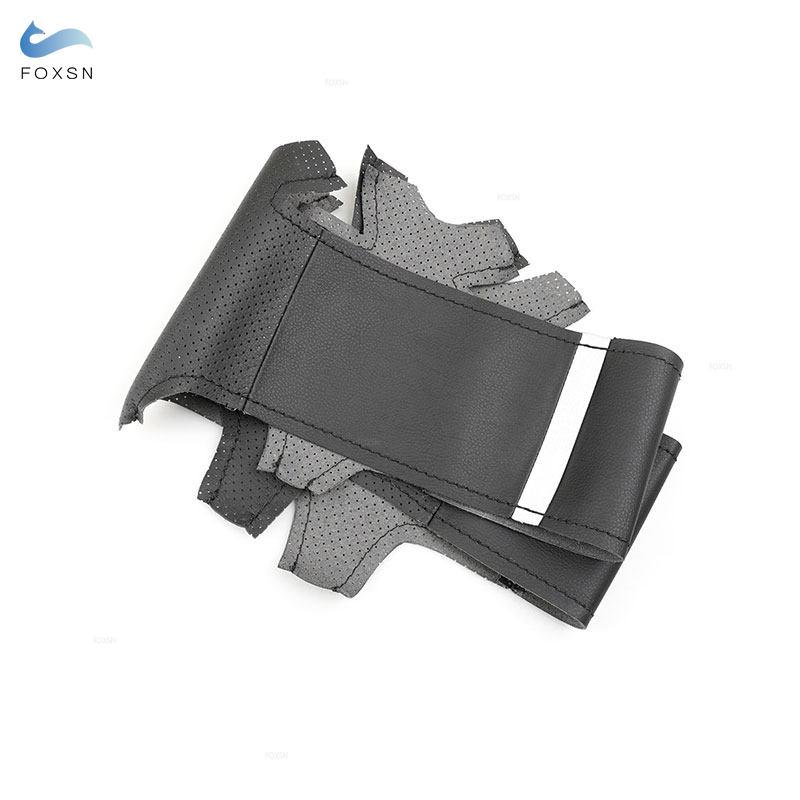 Для BMW M Sport F30 F31 F34 F45 F46 F22 F23 M235i M240i X1 F48 X2 F39 Перфорированная кожаная накладка на руль