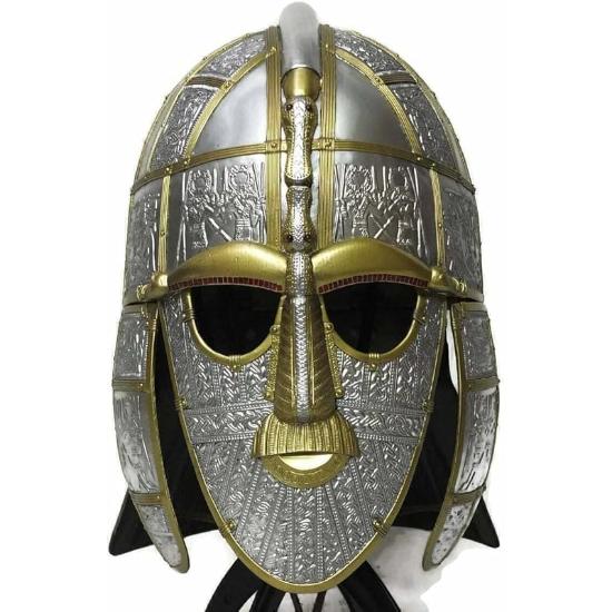 SCA Medieval Knight Armor Pre Viking Armor Шлем Sutton hoo