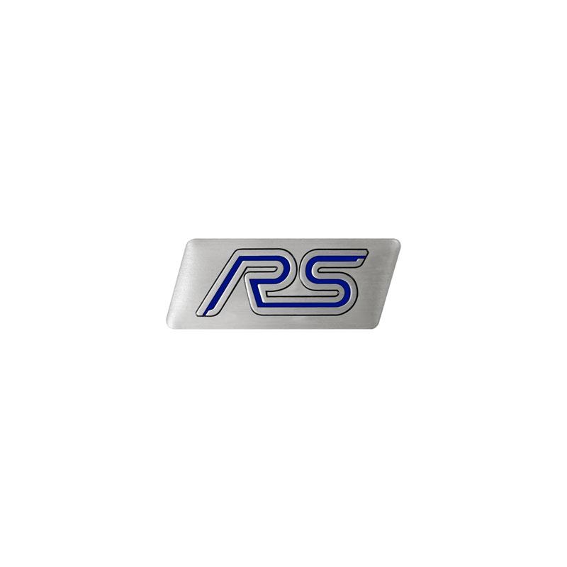nlbn7 Car Styling RS/ST Logo Small Metal Sticker Emblem Car Steering Wheel Protection Badge Decal For Ford Focus MK3 Mk4 Fiesta Mondeo