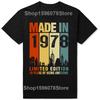 46-й День рождения Сделано в 1978 году Футболки ограниченной серии Топы Круглый вырез Короткий рукав Модная футболка Одежда Повседневные Базовые футболки