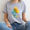 Ukraine Tshirt Ukraine Sunflower Graphic T Shirt Sunflower Shirts Trendy Retro Short Sleeves Tops Ukrainian Gifts Women Clothes