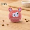 Износостойкая игрушка-мячик с кошачьей мятой, плюшевый мячик для кошек, с вышитой милой мордочкой, стимулирующая набитая игрушка-котенок для прорезывания зубов, для домашних кошек, для кусания и поглаживания