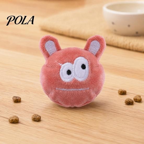 Износостойкая игрушка-мячик с кошачьей мятой, плюшевый мячик для кошек, с вышитой милой мордочкой, стимулирующая набитая игрушка-котенок для прорезывания зубов, для домашних кошек, для кусания и поглаживания