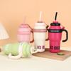 New Big MAC Straw Cup Stainless Steel Ice Bulba Cup High Appearance Level Tea Separation for Men and Women Outdoor Thermos Cup