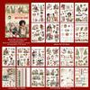 20Sheets/Book DIY Crafts Aesthetic Sticker Book Pre-Cut Scrapbooking Sticker  Journal Decor