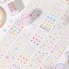Mr.paper 4 стиля, 200 см в рулоне, ПЭТ-лента-наклейка, Наклейки для DIY чехла для телефона, Милые маленькие наклейки для ручной работы и коллажей