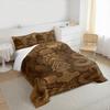 "Viking Mythology Artwork with Norse SymbolsBedding set (1 duvet cover, 2 pillowcases, duvet not included)