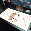 PandaBear Любовь Кружево Однотонный Коврик для Мыши Большой Игровой Стол Подушка Нескользящий Ноутбук Планшет Большая Мышь XXL Коврик Мини ПК Игровой Коврик С Заблокированным Краем
