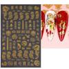 2024 Chinese New Year Chinese Dragon Nail Stickers Dragon Nail Art Decorations  Lady