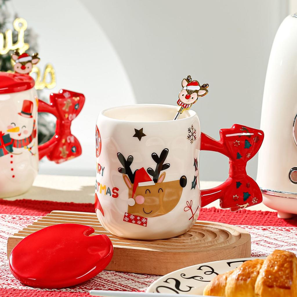 Creative Santa Claus Ceramic Cup Christmas Cup High Precision Mug Christmas Water Cup