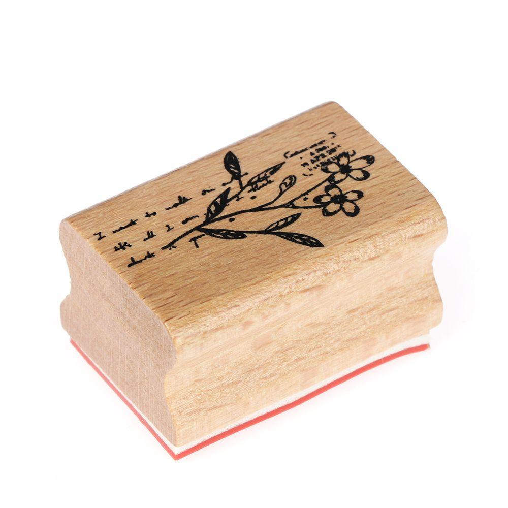 Штампинг Рукоделие Крафт Рукоделие Скрапбукинг Деревянные Резиновые Штампы Сделай Сам Винтаж