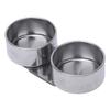 Double Stainless Steel Art Pallete Clip Pot Large Oil Painting Container with Lid