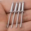 120PCS M3.2 M4 Aluminum Alloy Blind Rivets Fasteners Dome Head Blind Pop Rivets Assorted Set Nail Pull Furniture Assortment Kits