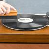 Professional Turntable Record Cleaner Brush, Soft Velvet, AntiStatic, Wood Grip Dust Remover Cleaning Liquid,Dust