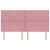Headboard Pink 180 cm Velvet