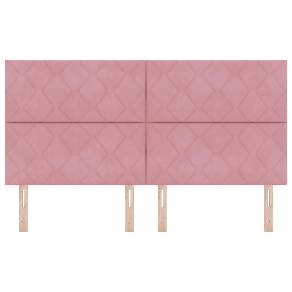 Headboard Pink 180 cm Velvet